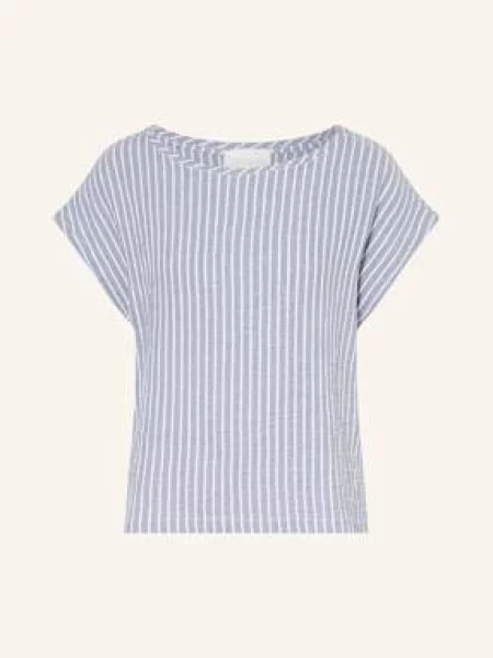 Juvia T-Shirt Tara Z Muślinu blau biała