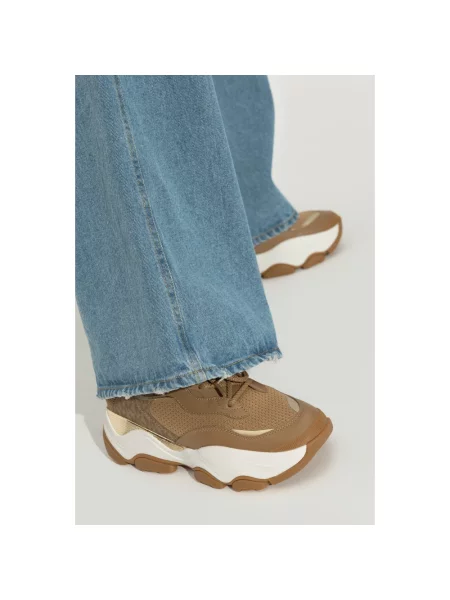 Sneakersy Michael Kors skórzane brązowe