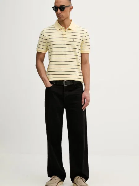 Calvin Klein Jeans polo majica rumena