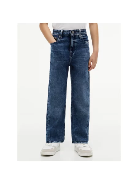 Široké džínsy Tommy Hilfiger modrá