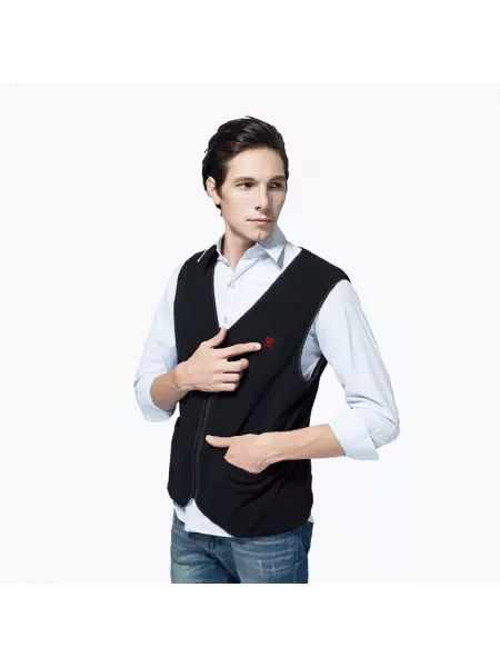 Kamizelka ogrzewana Glovii Polarowa czarna