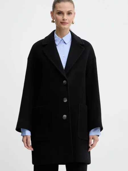 Пальто з додаванням вовни MAX&Co. чорний