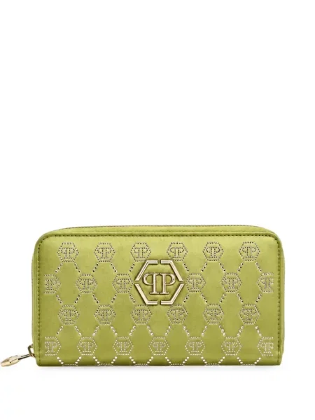 Portofel Philipp Plein cu autograf verde