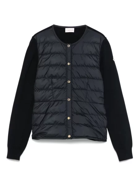 Kurtka dziecięca Moncler Enfant niebieska