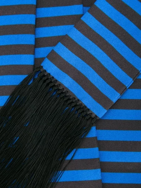 Fular Haider Ackermann cu dungi negru
