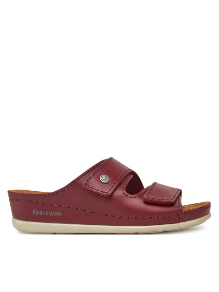 Шльопанці Dr. Brinkmann бордовий