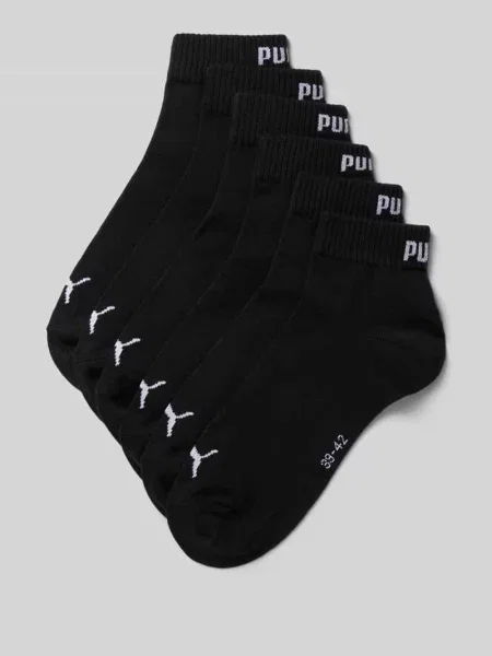 Skarpety z mieszanka bawełny w zestaw 6 par Puma białe