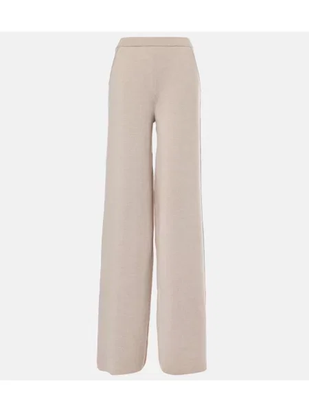 Pantaloni Ralph Lauren Collection de lână bej