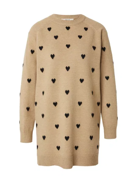 ABOUT YOU Rochie tricotat Wanda nisipiu negru