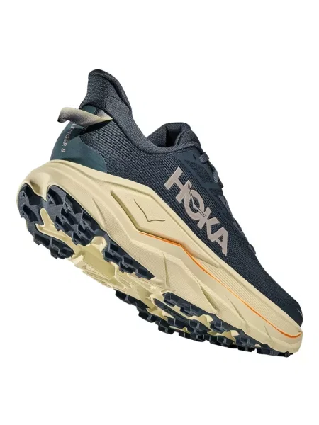 Lniane sneakersy Hoka niebieskie
