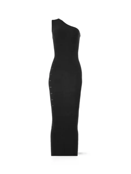 Rochie midi Wolford cu un umăr gol negru