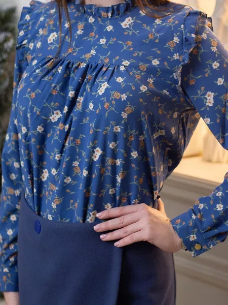 Блуза LadyLike синій