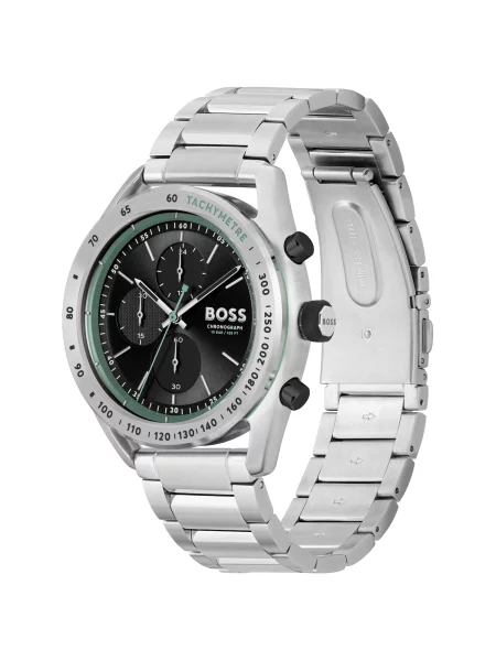 BOSS Analógové hodinky CENTER COURT nefritová strieborná čierna