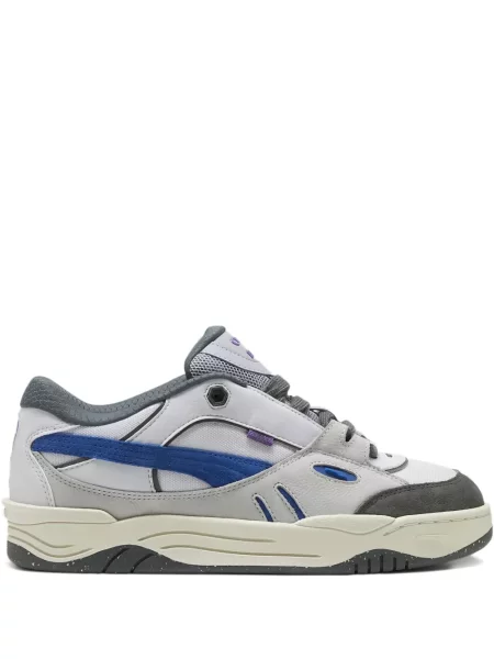 Sneakerși Puma Suede din piele de căprioară alb