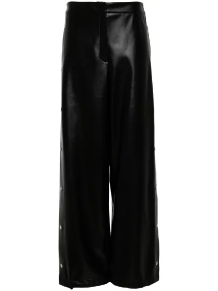 Pantaloni Stella Mccartney din piele negru