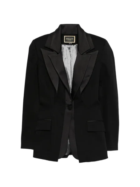 Kurtka Mitiliane Couture z klapą czarna