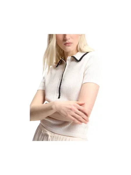 Koszulka z dzianiny o kroju regular fit z czystej bawełny model SLYSA' Hugo beżowa