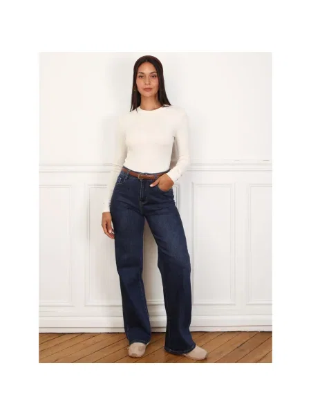 Tricou mânecă lungă La Modeuse bej