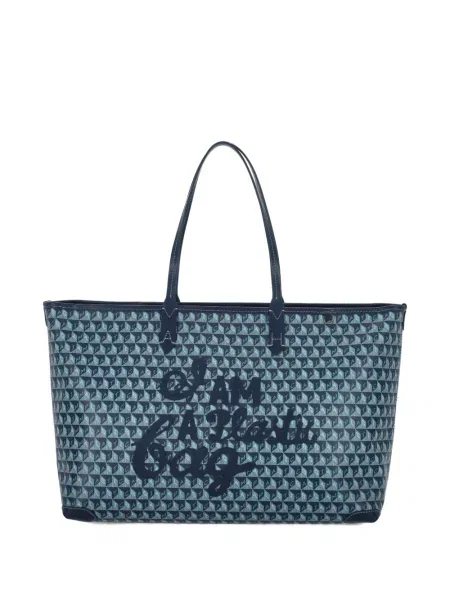 Geantă Anya Hindmarch cu imagine albastru