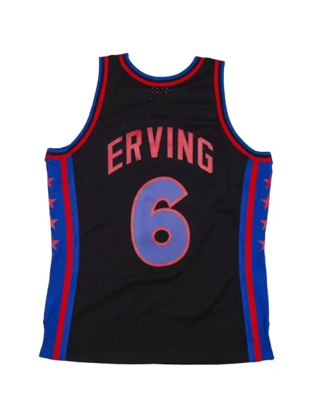 Cămașă Mitchell & Ness din jerseu negru