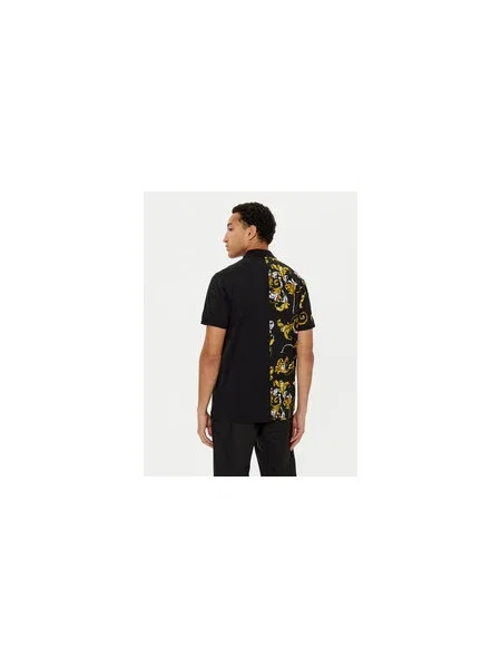 Versace Jeans Couture Pólóing Regular Fit fekete