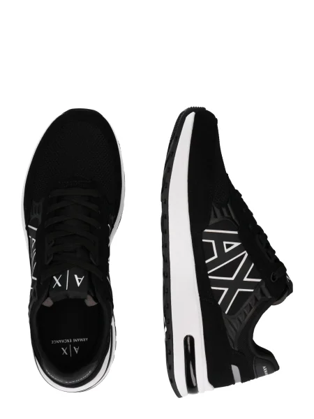 ARMANI EXCHANGE Nizke superge črna / bela