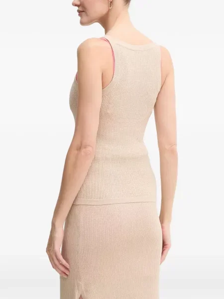 Top Dkny fără mâneci tricotate