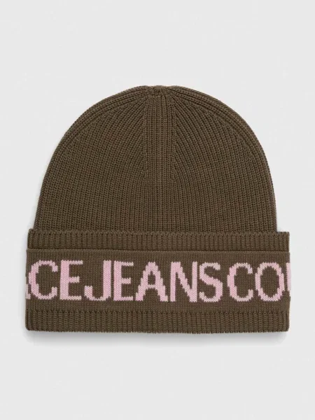 Versace Jeans Couture Volnena kapa zelena