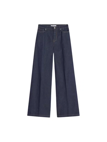 Jeansy Maison Kitsune niebieskie