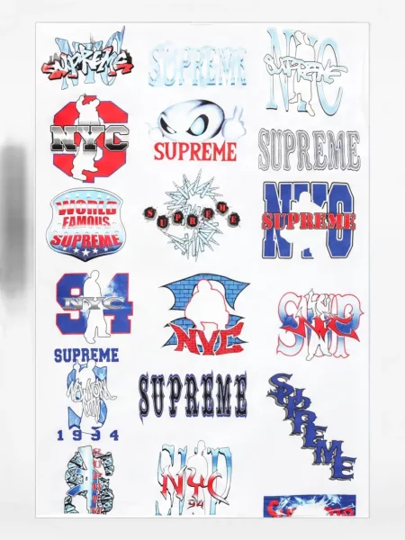 Tricou Supreme cu imagine alb