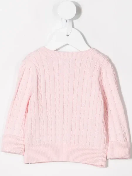 Kardigan dziecięcy Polo Ralph Lauren różowy