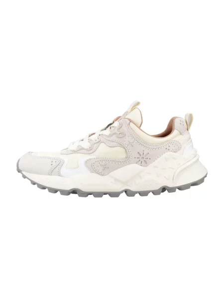 Pantofi Flower Mountain cu model floral bej
