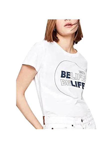 Tricou Pepe Jeans alb
