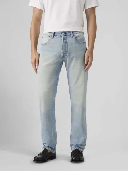 Jeansy o kroju straight fit z czystej bawełny Levi's