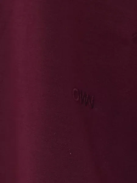 Pulover Own cu broderie roșu