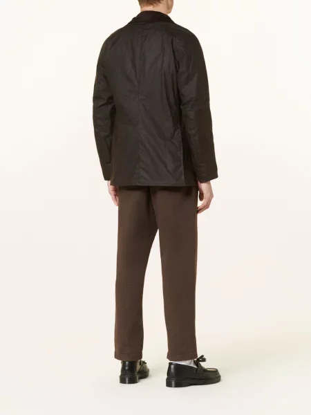 Barbour Bunda Fieldjacket Ashby Wax tmavě hnědá