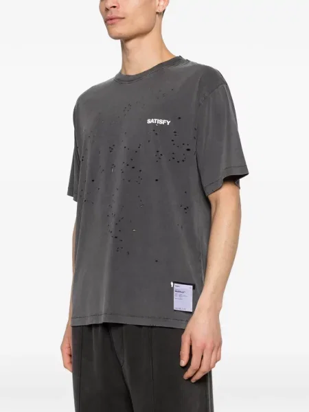 Tricou Satisfy cu decolteu rotund gri