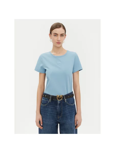 PINKO Marškinėliai Regular Fit mėlyna