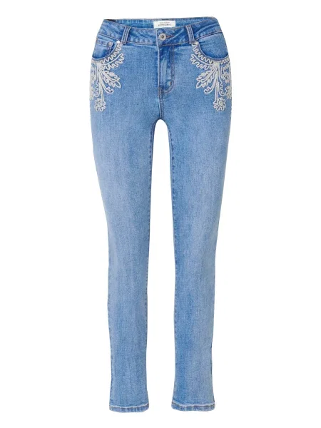 KOROSHI Džínsy denim modrá
