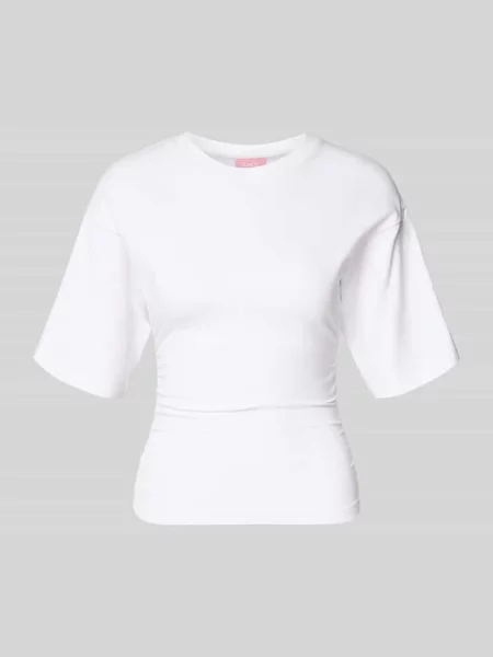 T-shirt o taliowanym kroju model ELORA' Jjxx biała