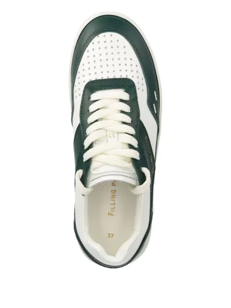 Sneakerși Filling Pieces din piele verde