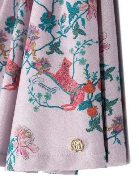 Spódnica dziecięca Roberto Cavalli różowa