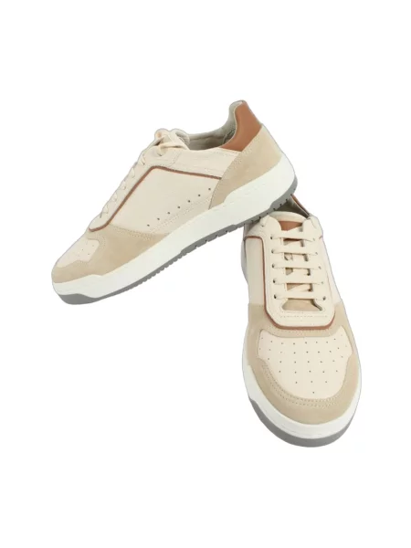 Sneakersy Brunello Cucinelli beżowe