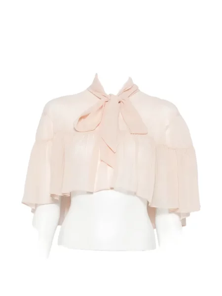 Bluză Max Mara cu legături roz