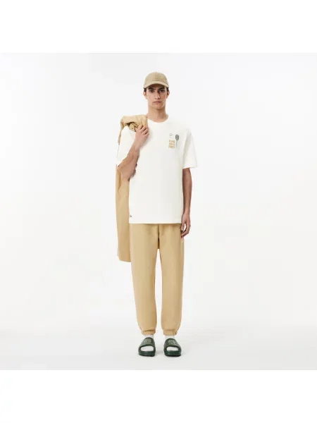 Футболка Lacoste бежевая