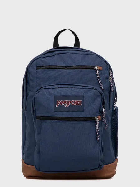 Jansport rucsac albastru marin mare neted marină