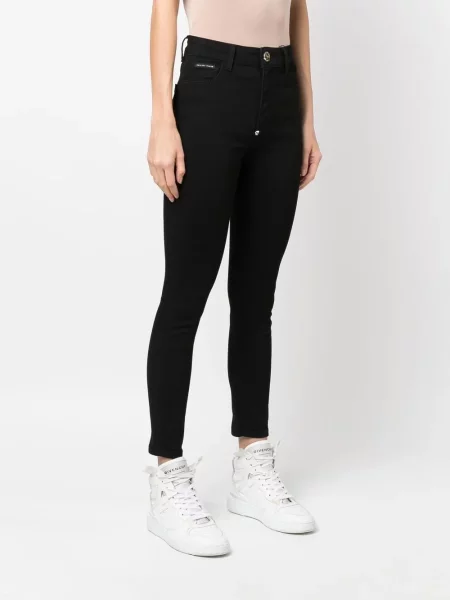 Skinny jeansy skinny Philipp Plein czarne