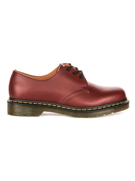 Półbuty Dr. Martens z twillu czerwone