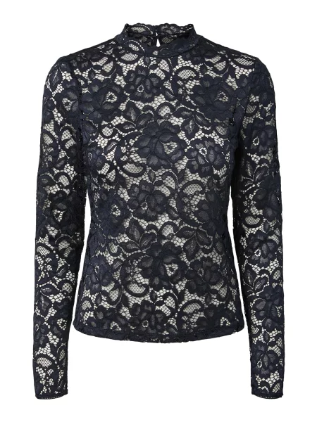 YAS Tricou YASLacey închis albastru