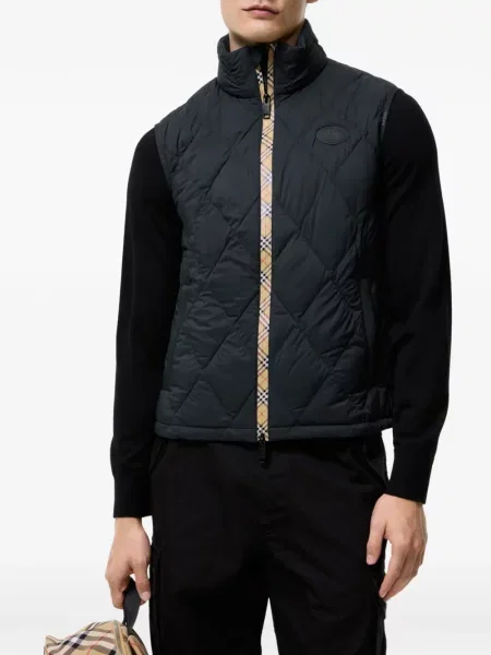 Matlasat vestă Burberry albastru